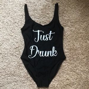 One-piece bathing suit